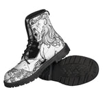 White And Black Leo Sign Print Backpack