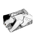 White And Black Leo Sign Print Rectangle Tissue Box Cover
