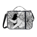 White And Black Leo Sign Print Shoulder Strap Bible Bag