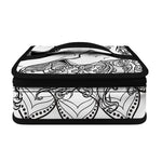 White And Black Leo Sign Print Small Lunch Bag