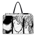 White And Black Leo Sign Print Utility Tote Bag