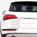 White And Black Lightning Pattern Print Car Sticker