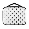 White And Black Lightning Pattern Print Classic Bible Case