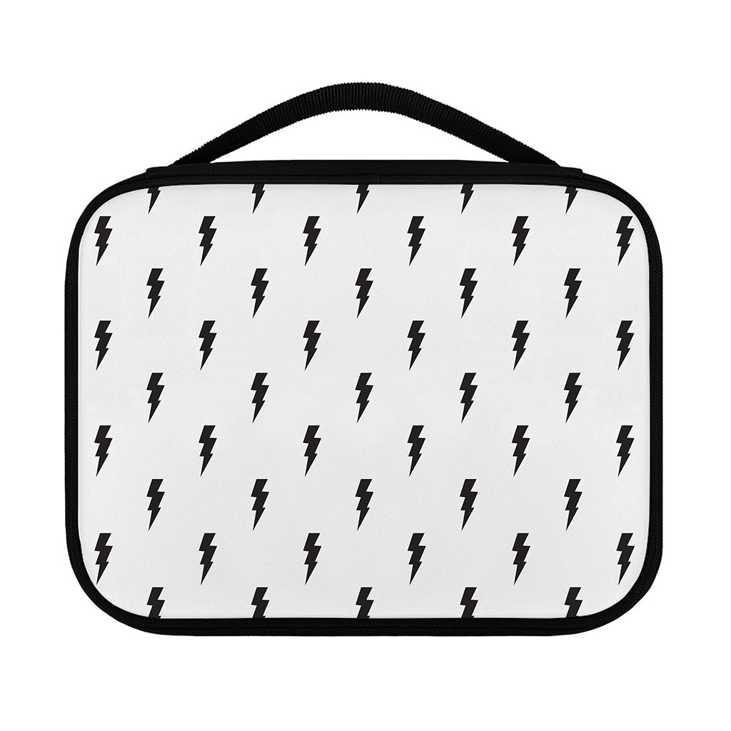 White And Black Lightning Pattern Print Classic Bible Case