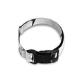 White And Black Lightning Pattern Print Dog Collar