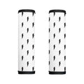 White And Black Lightning Pattern Print Handle Covers