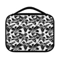 White And Black Lily Pattern Print Classic Bible Case