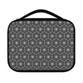 White And Black Lotus Pattern Print Classic Bible Case