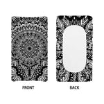 White And Black Mandala Print Changing Pad Cover