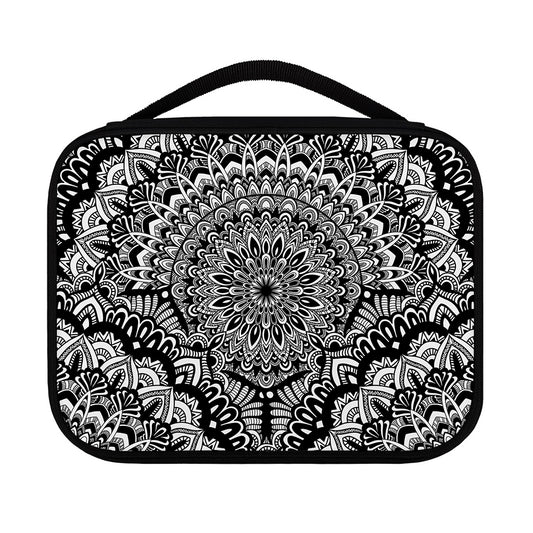 White And Black Mandala Print Classic Bible Case