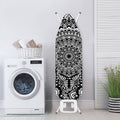 White And Black Mandala Print Ironing Board Cover