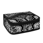 White And Black Mandala Print Small Lunch Bag