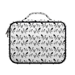 White And Black Mantis Pattern Print Briefcase Bible Bag
