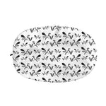 White And Black Mantis Pattern Print Car Side Mirror Covers