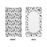 White And Black Mantis Pattern Print Changing Pad Cover