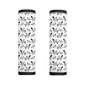 White And Black Mantis Pattern Print Handle Covers