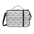 White And Black Mantis Pattern Print Shoulder Strap Bible Bag