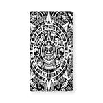 White And Black Maya Calendar Print Baby Crib Sheet