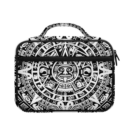 White And Black Maya Calendar Print Briefcase Bible Bag
