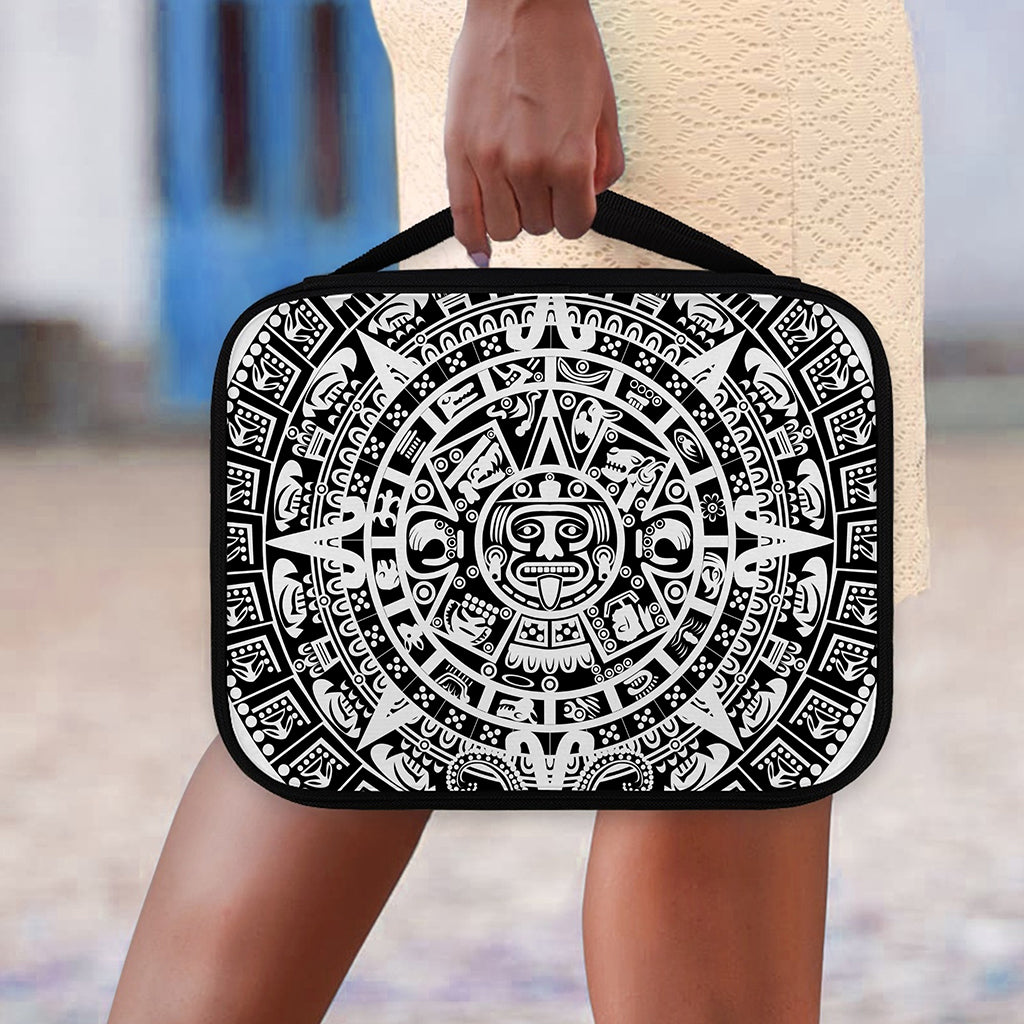 White And Black Maya Calendar Print Classic Bible Case