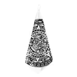 White And Black Maya Calendar Print Hand Towel