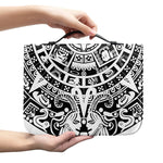 White And Black Maya Calendar Print Leather Bible Cover