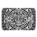 White And Black Maya Calendar Print Placemat