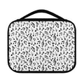 White And Black Music Note Pattern Print Classic Bible Case