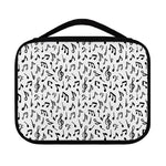 White And Black Music Note Pattern Print Classic Bible Case
