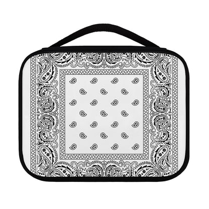 White And Black Paisley Bandana Print Classic Bible Case