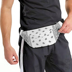 White And Black Paisley Bandana Print Fanny Pack