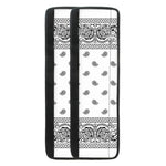 White And Black Paisley Bandana Print Refrigerator Handle Covers