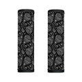White And Black Paisley Pattern Print Handle Covers