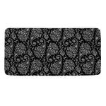 White And Black Paisley Pattern Print Towel