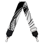 White And Black Pisces Sign Print Bag Strap