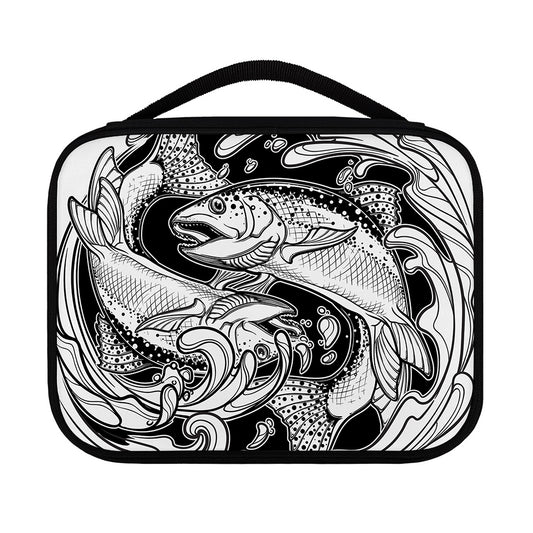 White And Black Pisces Sign Print Classic Bible Case