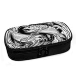 White And Black Pisces Sign Print Insulin Cooler Travel Case