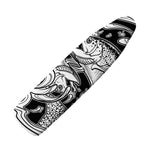 White And Black Pisces Sign Print Ironing Board Cover