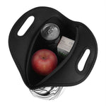 White And Black Pisces Sign Print Neoprene Lunch Bag