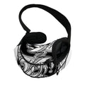 White And Black Pisces Sign Print Pet Sling Carrier