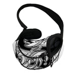 White And Black Pisces Sign Print Pet Sling Carrier