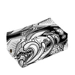 White And Black Pisces Sign Print Rectangle Tissue Box Cover