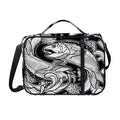 White And Black Pisces Sign Print Shoulder Strap Bible Bag