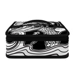 White And Black Pisces Sign Print Small Lunch Bag