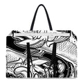 White And Black Pisces Sign Print Utility Tote Bag
