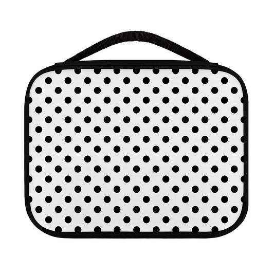 White And Black Polka Dot Pattern Print Classic Bible Case