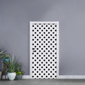 White And Black Polka Dot Pattern Print Door Sticker