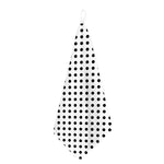 White And Black Polka Dot Pattern Print Hand Towel