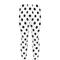 White And Black Polka Dot Pattern Print Men's Leggings
