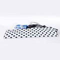 White And Black Polka Dot Pattern Print Sports Towel